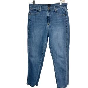 J.Crew High-Rise Classic Vintage Jeans Size 30 Re-Imagined Stretch Blue Denim
